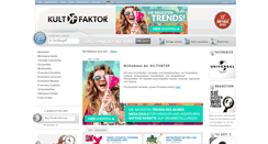 Desktop Screenshot of kultfaktor.de